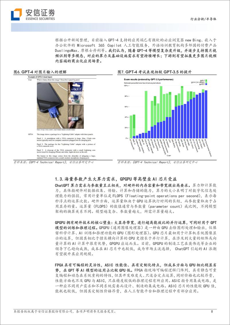 《半导体行业AI算力产业链梳理技术迭代推动瓶颈突破AIGC场景增多驱动算力需求提升-23032136页》 - 第8页预览图