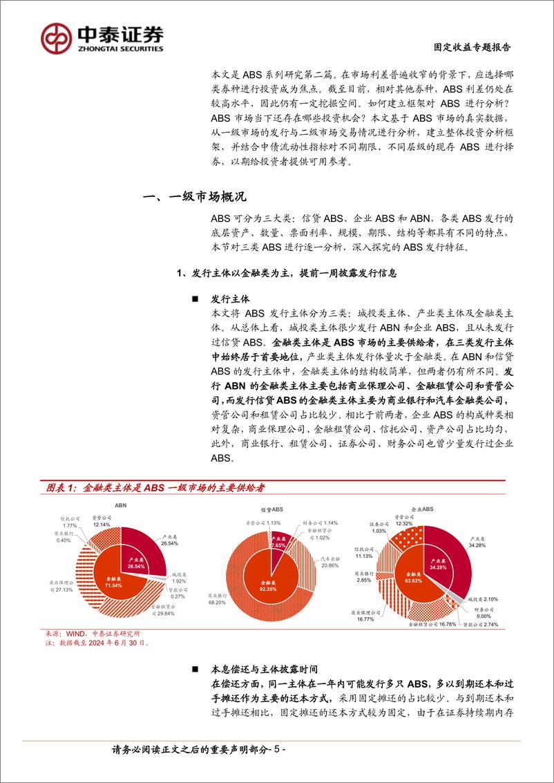 《ABS分析手册：投资篇-240723-中泰证券-28页》 - 第5页预览图