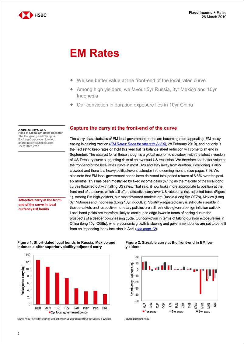 《汇丰银行-新兴市场-宏观策略-新兴市场利率：持有当日固定收益率-2019.3.28-47页》 - 第7页预览图
