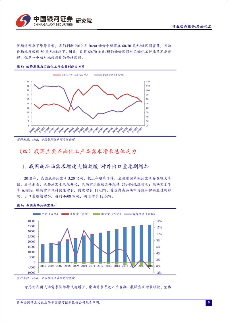 《石油化工行业3月动态报告：石油化工行业景气度或有所回落，全产业链仍存结构性投资机会-20190324-银河证券-22页》 - 第8页预览图