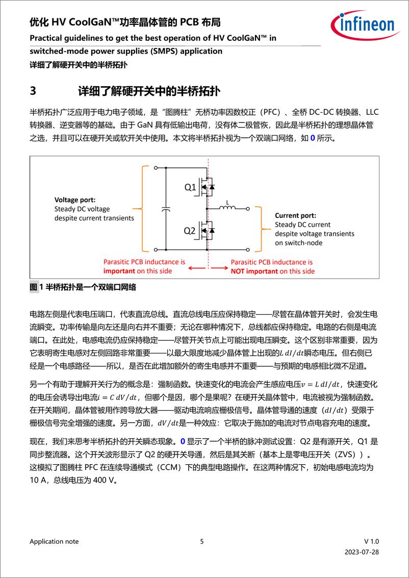 《2023年SMPS应用中实现HV CoolGaN™最佳运行的实用指南》 - 第5页预览图