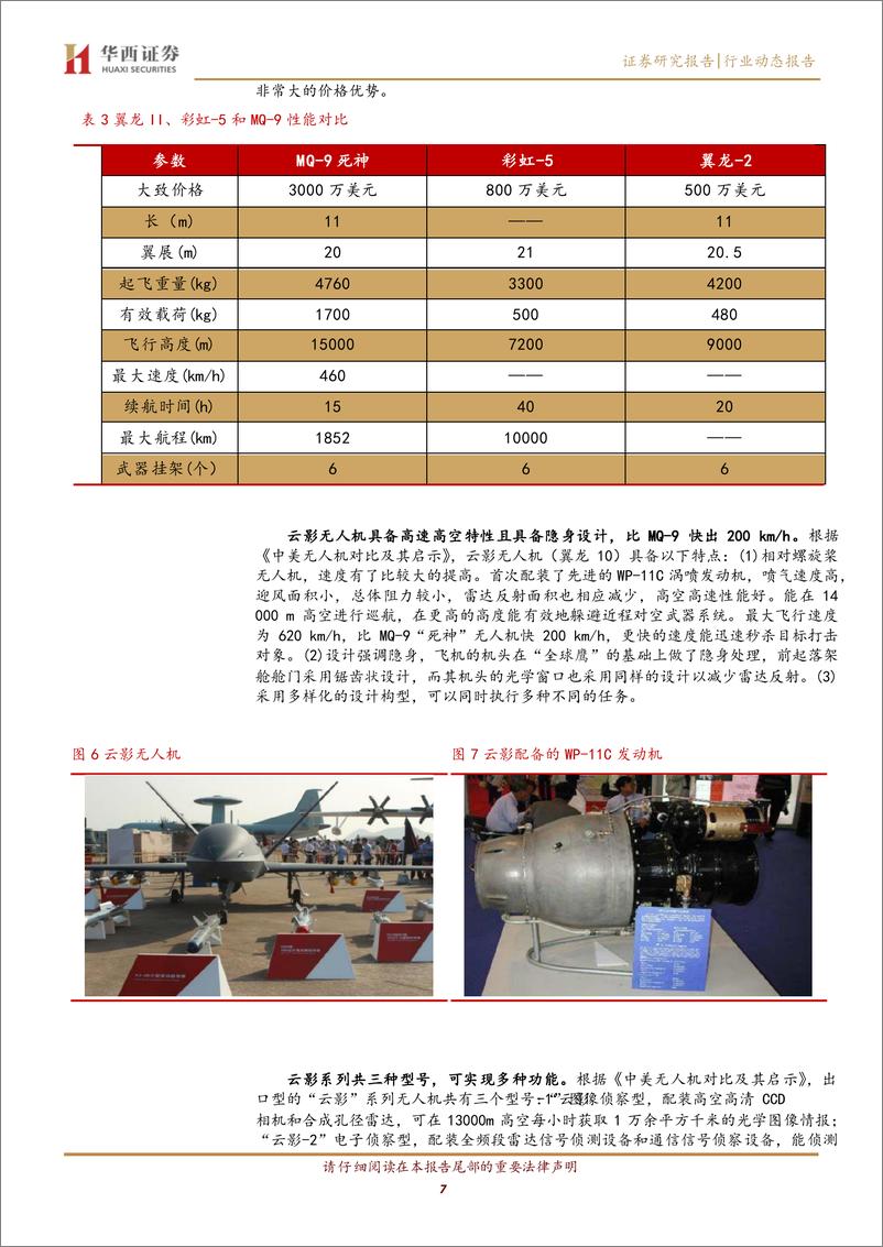 《国防军工行业翼龙无人机：长航时无人机龙头-20220606-华西证券-17页》 - 第8页预览图