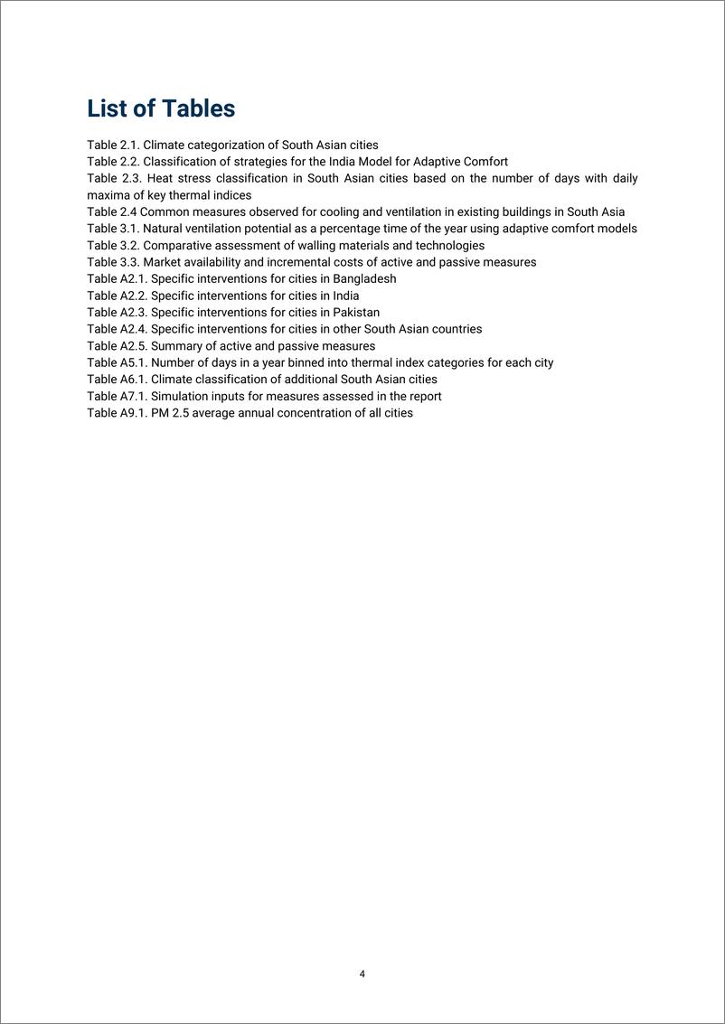 《世界银行-改善南亚建筑水平的热舒适性和室内空气质量：应对气候变化的节能和成本效益干预措施（英）-2023-142页》 - 第6页预览图