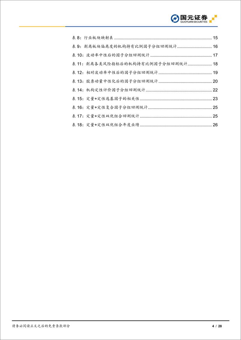 《“聚沙”基金系列之七：紧跟机构投资，构建定量+定性双优FOF组合-20220811-国元证券-28页》 - 第5页预览图