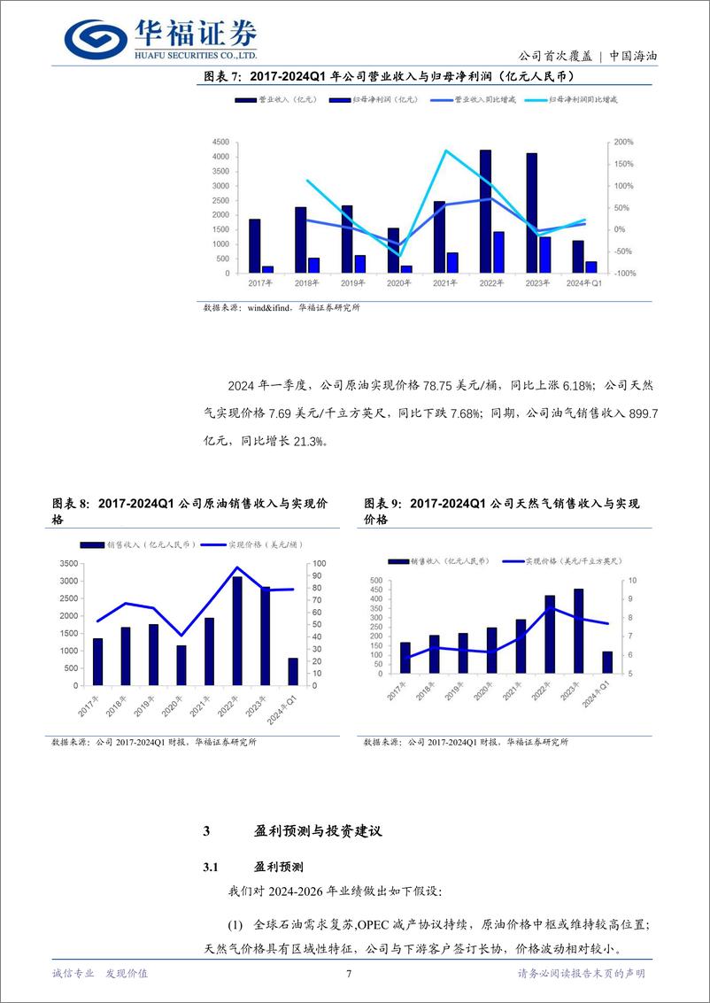 《中国海油(600938)增储上产后劲十足，成本优势提升盈利能力-240709-华福证券-11页》 - 第7页预览图