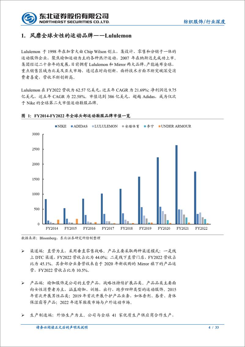 《纺织服饰行业：他山之石，探Lululemon的崛起之路-20221011-东北证券-33页》 - 第5页预览图