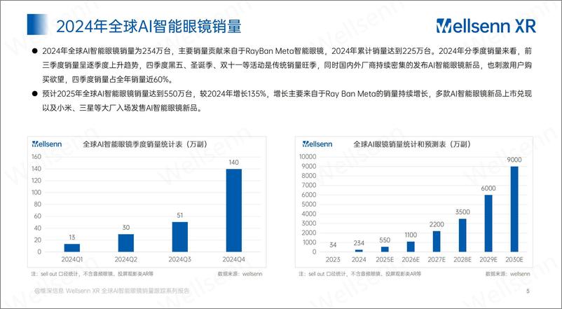 《Wellsenn AI智能眼镜销量跟踪报告-2024年度》 - 第5页预览图