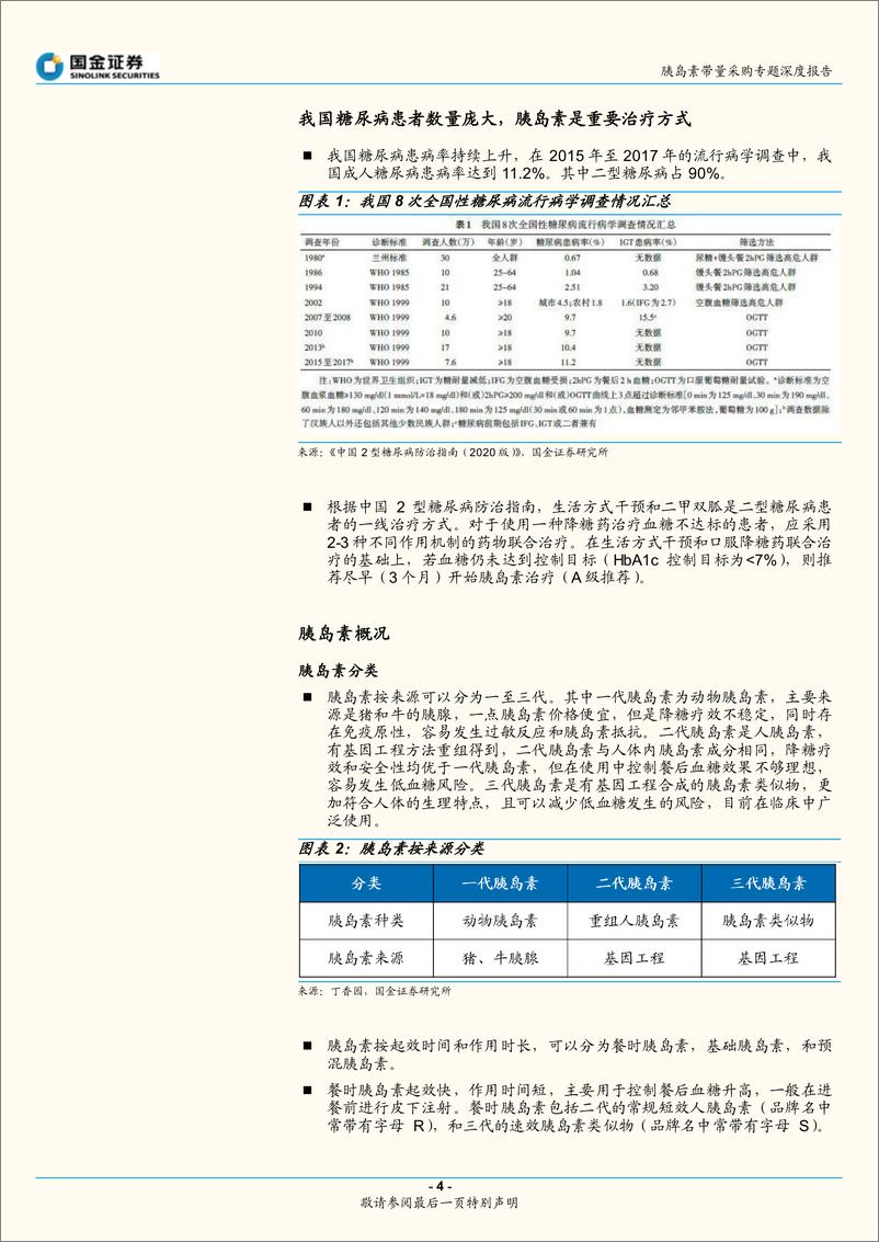 《医药健康行业胰岛素带量采购专题深度报告：集采降价趋缓，国产替代加速-20211128-国金证券-21页》 - 第5页预览图