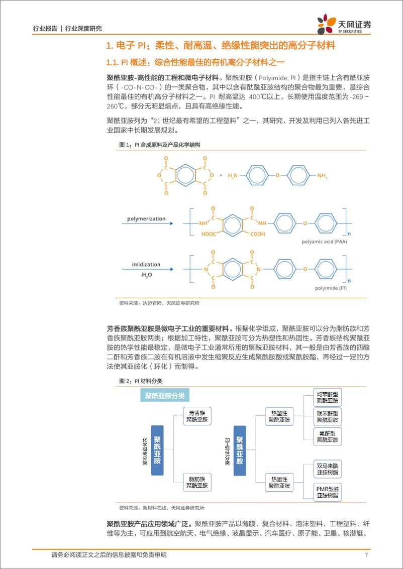 《电子制造行业电子PI：功率、折叠、5G、散热等需求旺盛，大陆产业加速进口替代，有望迎来量价齐升机遇-20200301-天风证券-55页》 - 第8页预览图