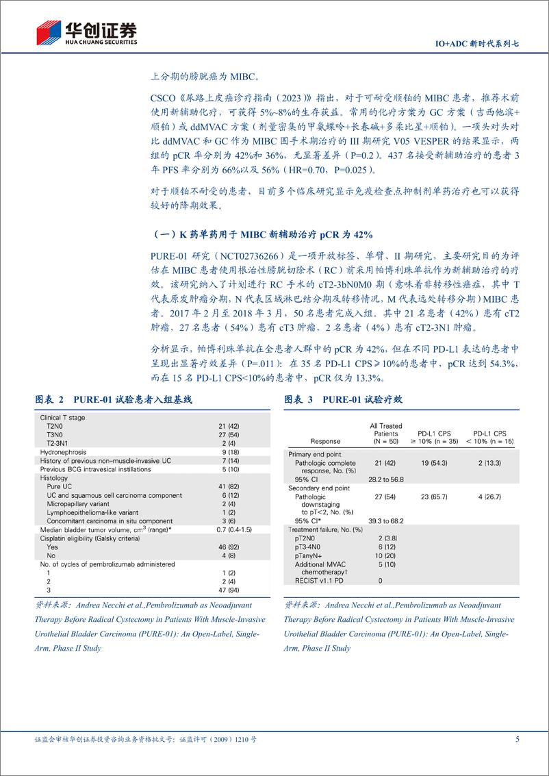 《医药行业IO%2bADC新时代系列七：RC48%2bIO有望拓展尿路上皮癌早线适应症-240612-华创证券-13页》 - 第5页预览图