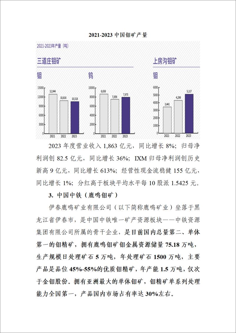 《国内钼矿企业基本情况》 - 第8页预览图