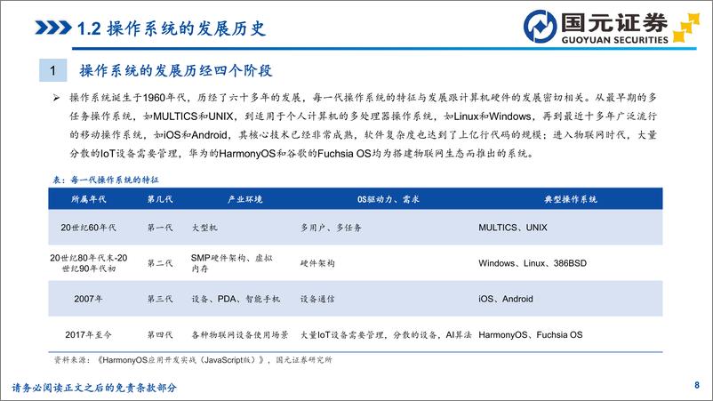 《国产操作系统行业专题报告_关键核心基础软件_国产替代空间广阔》 - 第8页预览图