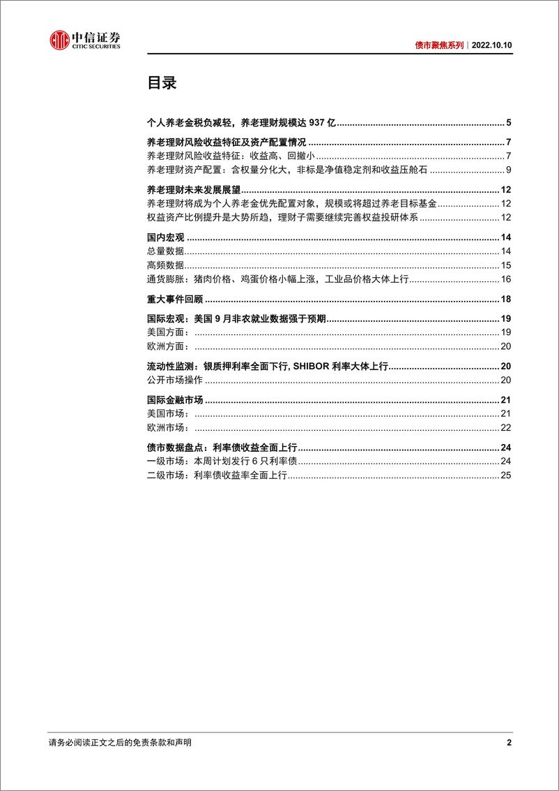 《债市聚焦系列：税收优惠再增强，养老理财更上一层楼-20221010-中信证券-29页》 - 第3页预览图