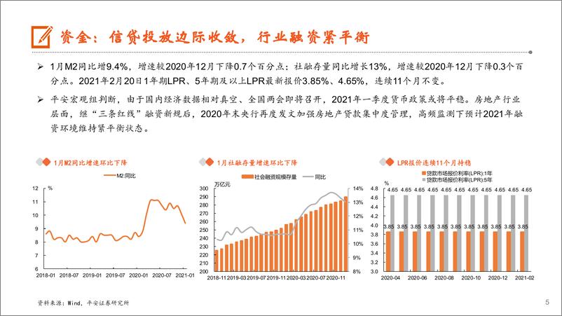 《地产行业月报：热点城市调控升级，低基数下销售高增-20210224-平安证券-17页》 - 第5页预览图