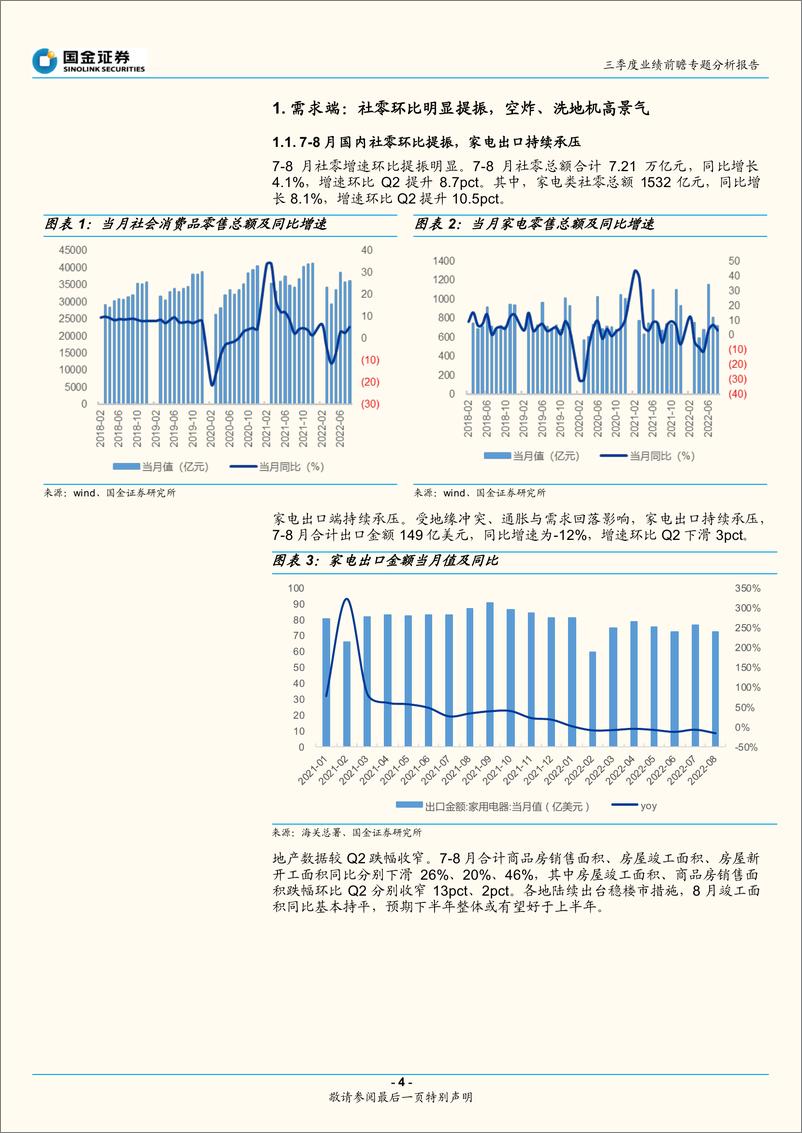 《家电行业三季报业绩前瞻：淡季需求稳健静待旺季，盈利改善持续兑现-20221009-国金证券-15页》 - 第5页预览图