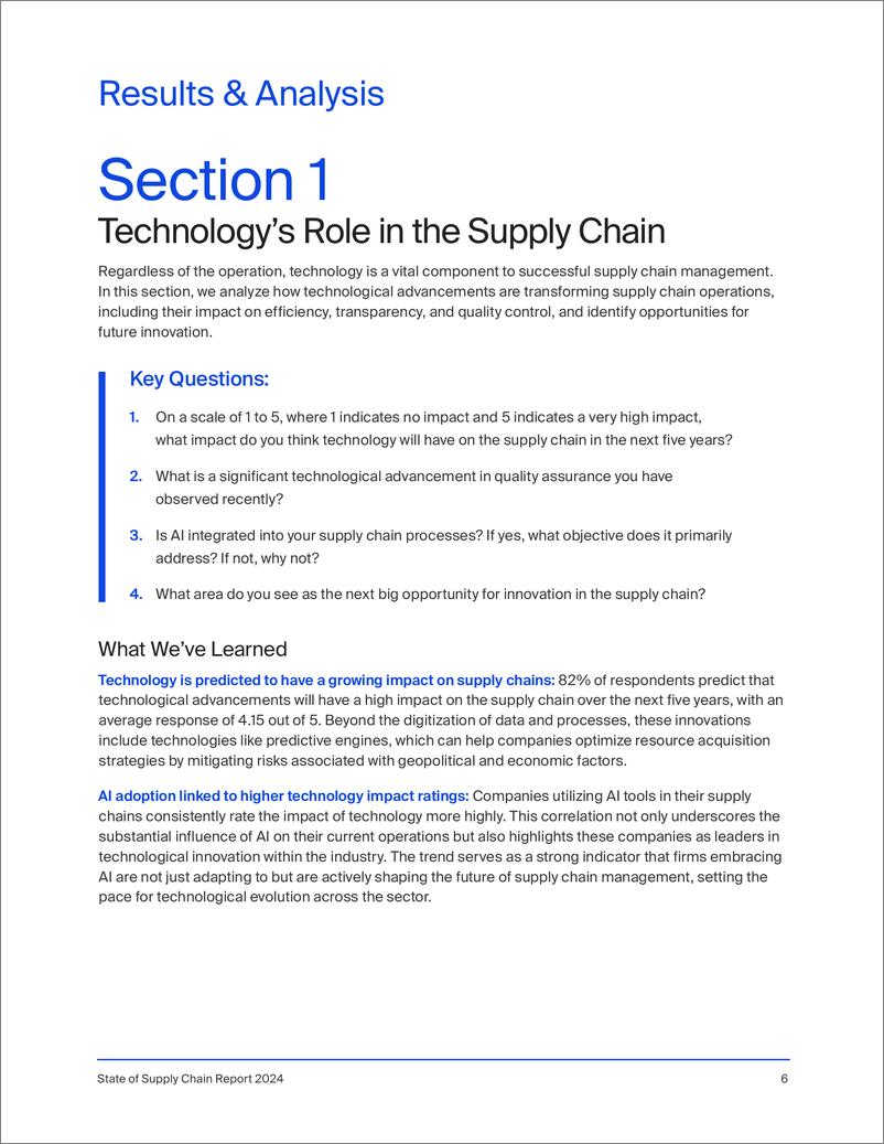 《2024年供应链报告》 - 第8页预览图
