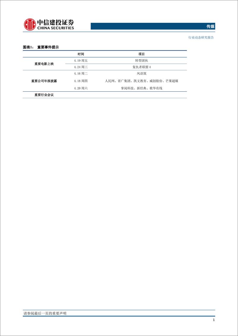 《传媒行业：融媒体发展热点持续，关注重点手游持续性-20190414-中信建投-26页》 - 第3页预览图