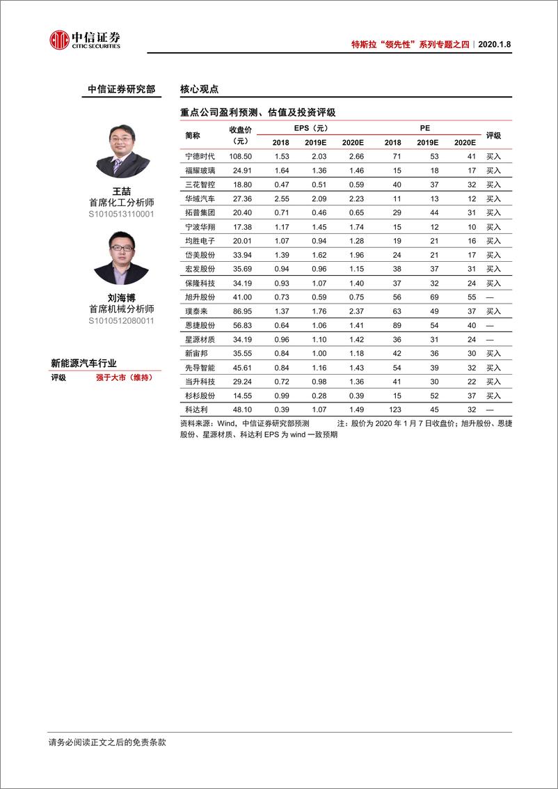 《新能源汽车行业特斯拉“领先性”系列专题之四：ModeY中国销量猜想，稳态超40万辆年-20200108-中信证券-13页》 - 第3页预览图