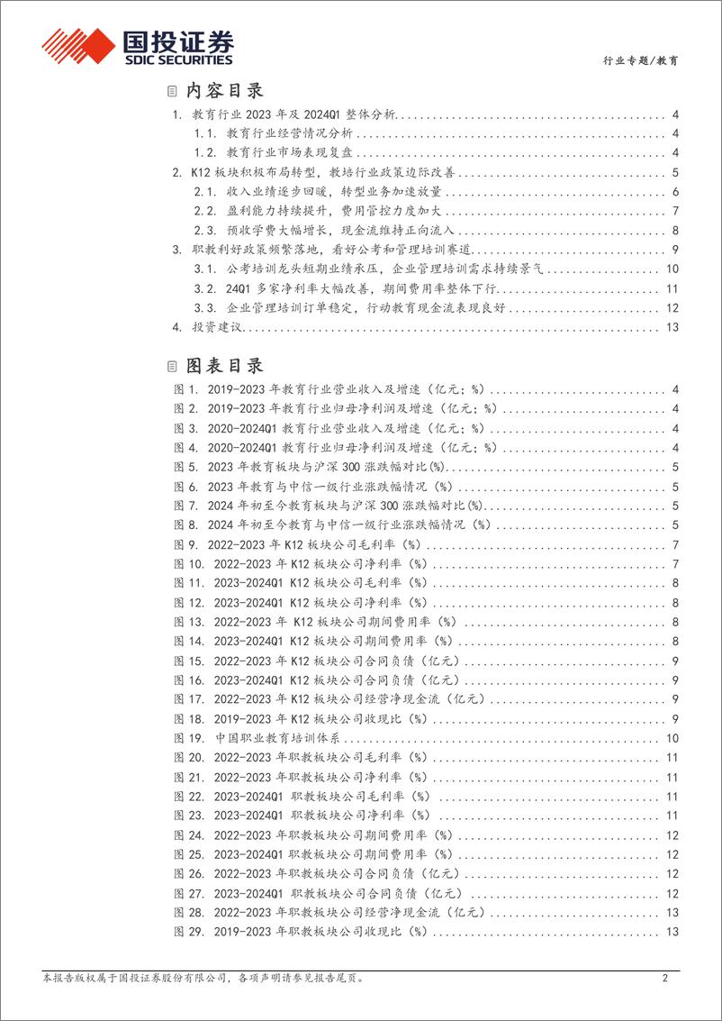 《教育行业专题：教育政策边际改善，行业景气度上行-240516-国投证券-15页》 - 第2页预览图