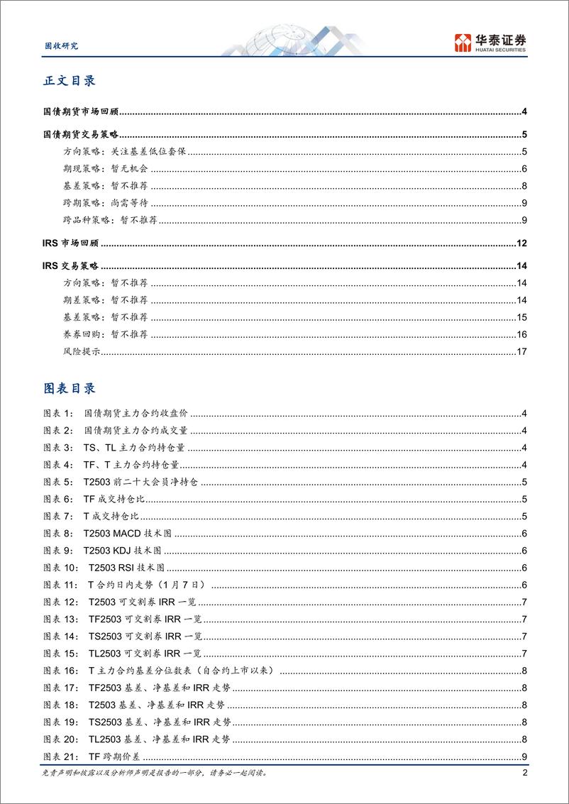 《固定收益月报：关注基差低位套保——利率衍生品回顾与展望-250113-华泰证券-20页》 - 第2页预览图