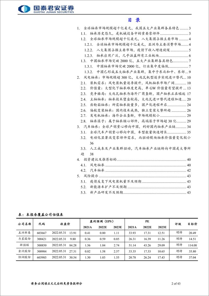 《轴承行业报告一：从国产化到全球化，中国轴承产业有望崛起-20220601-国泰君安-54页》 - 第3页预览图