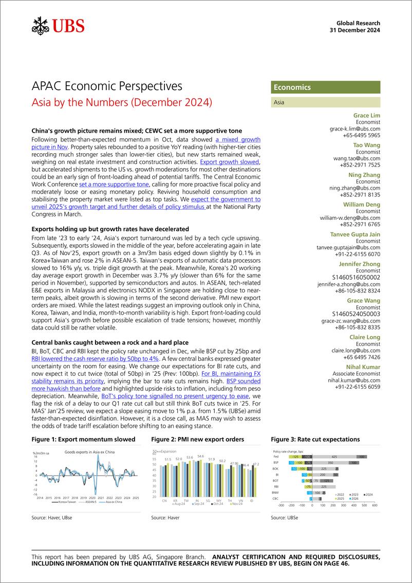 《UBS Economics-APAC Economic Perspectives _Asia by the Numbers (December 20...-112489422》 - 第1页预览图