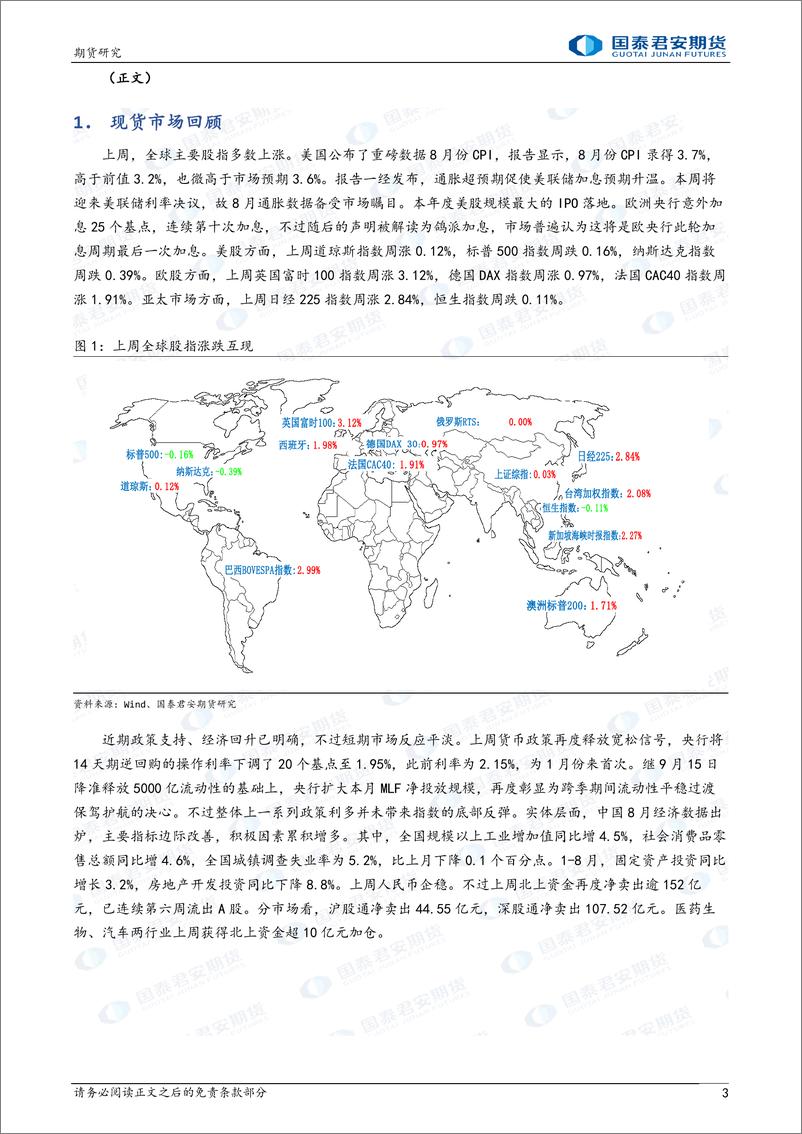 《股指期货：继续阴跌-20230918-国泰君安期货-22页》 - 第4页预览图