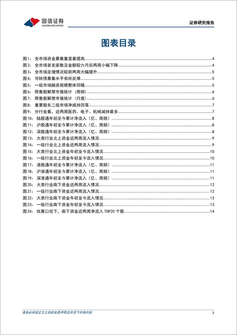 《资金观测半月谈：北上流入趋势中止，大金融大幅流出-20220718-国信证券-17页》 - 第4页预览图