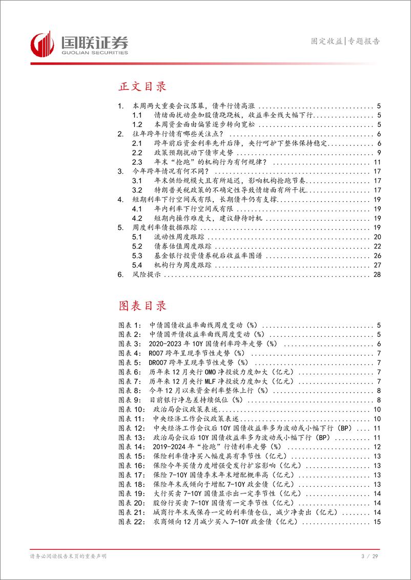 《固定收益专题报告：跨年行情，如何把握？-241216-国联证券-30页》 - 第4页预览图