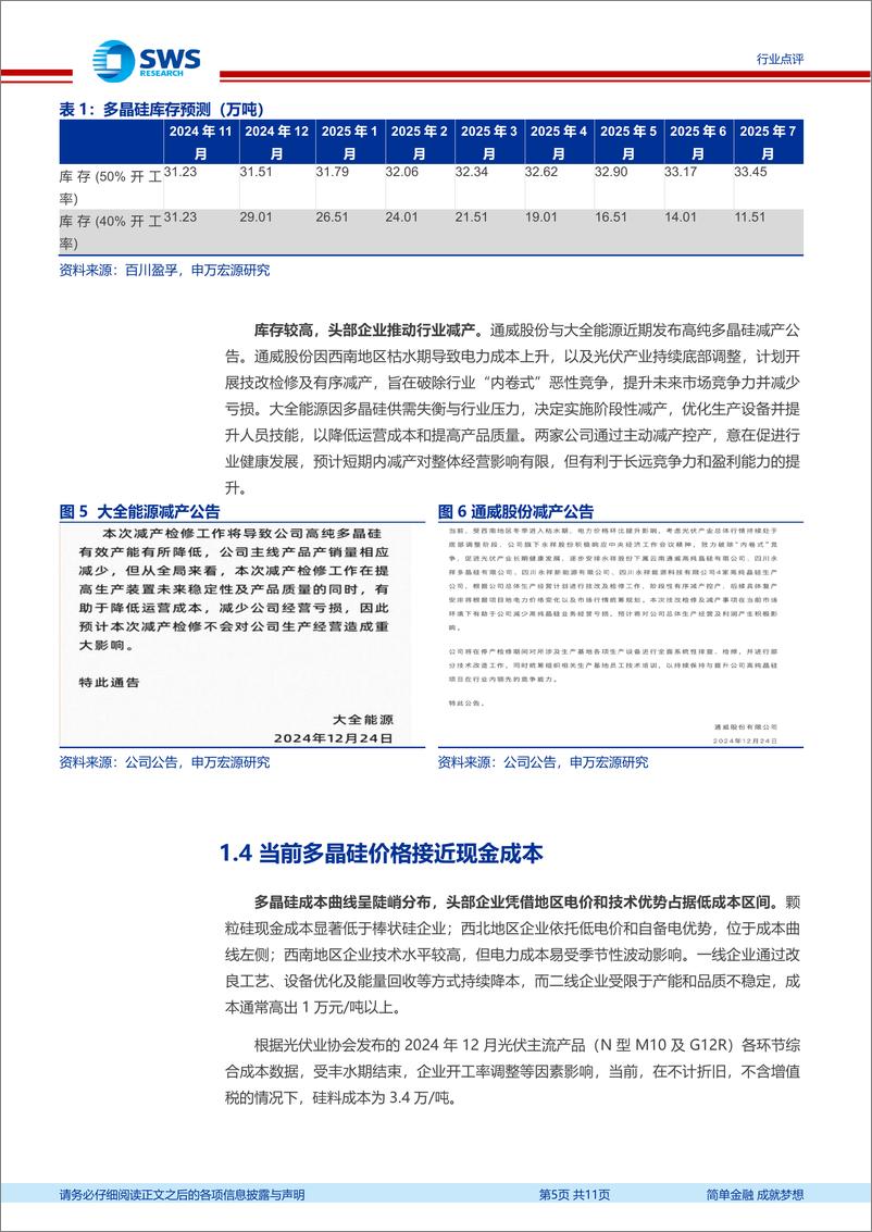 《光伏行业研究：多晶硅期货上市在即，行业影响几何？-241225-申万宏源-11页》 - 第5页预览图