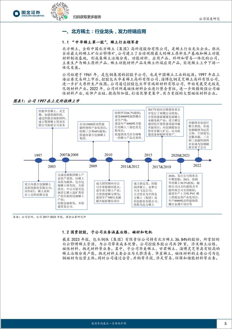 《北方稀土-600111.SH-稀土龙头量价双升，关注高分红潜力-20240515-国金证券-33页》 - 第5页预览图