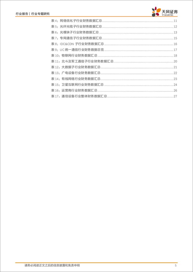 《通信行业专题研究：AI新动能拉动行业23Q4反转后逐个季度加速增长-240929-天风证券-30页》 - 第6页预览图