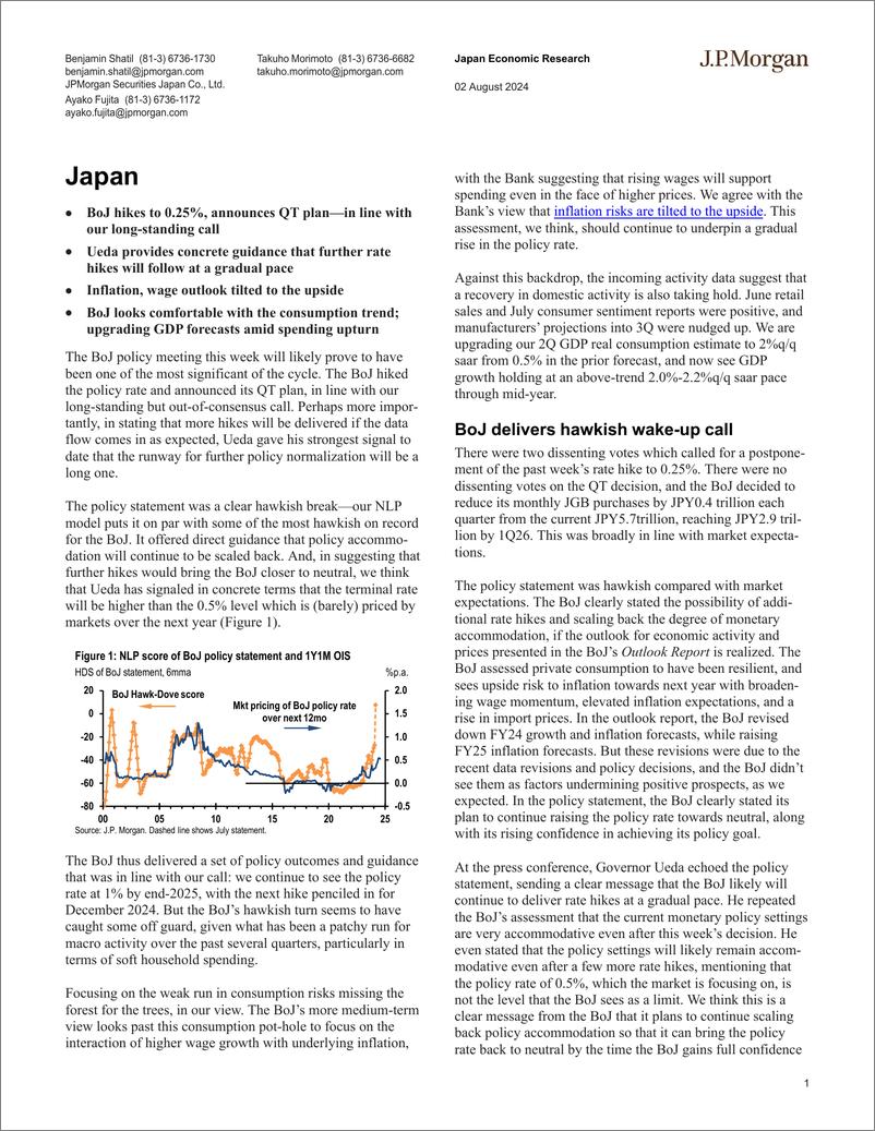 《JPMorgan Econ  FI-Japan-109611056》 - 第1页预览图