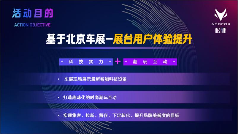 《智能汽车品牌北京车展展台用户运营策划方案【汽车】【车展运营】》 - 第3页预览图