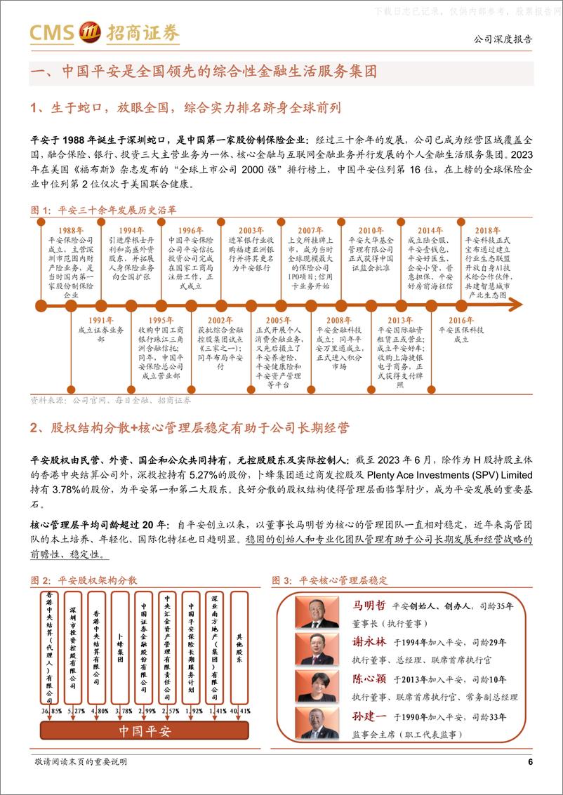 《招商证券-中国平安(601318)奋楫扬帆，破浪笃行-230621》 - 第6页预览图