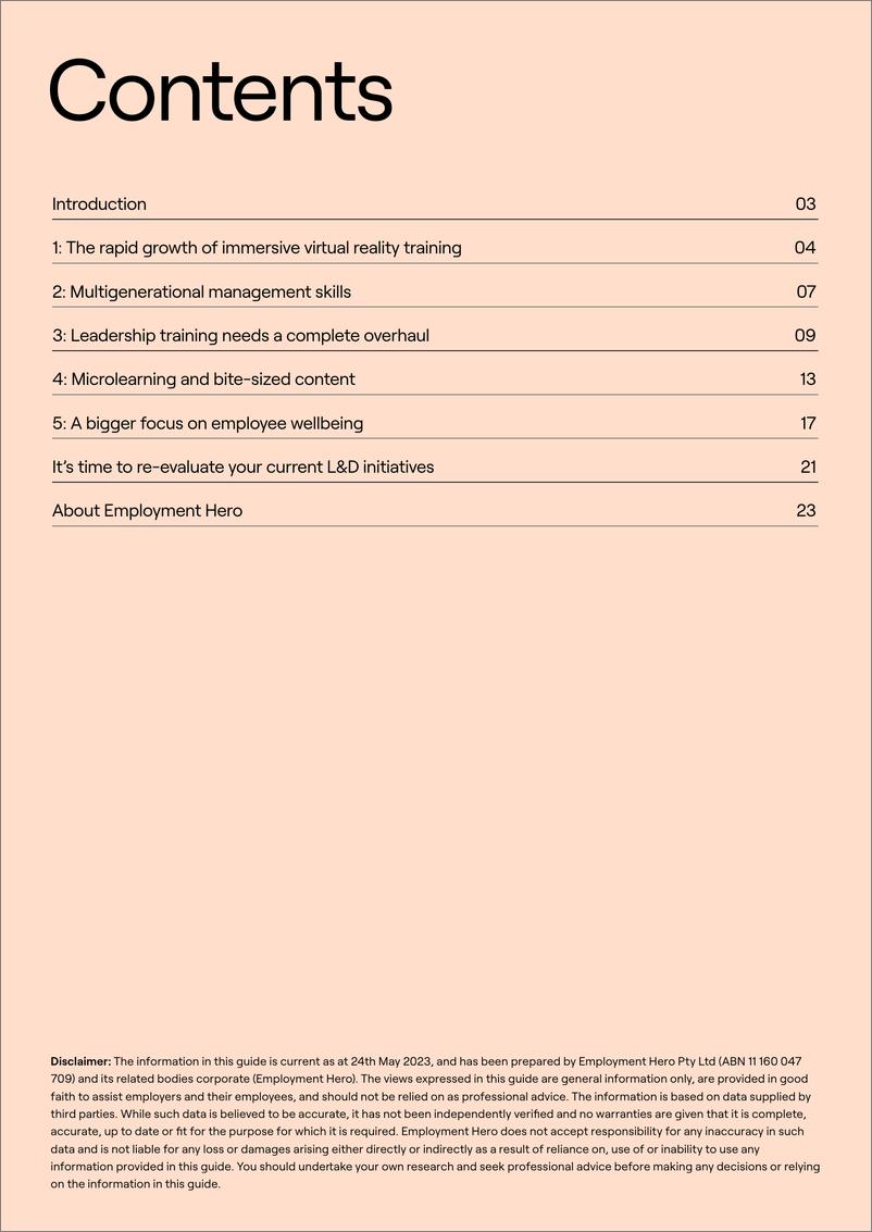 《2023全球学习和发展趋势报告-英文版-EmploymentHero》 - 第2页预览图