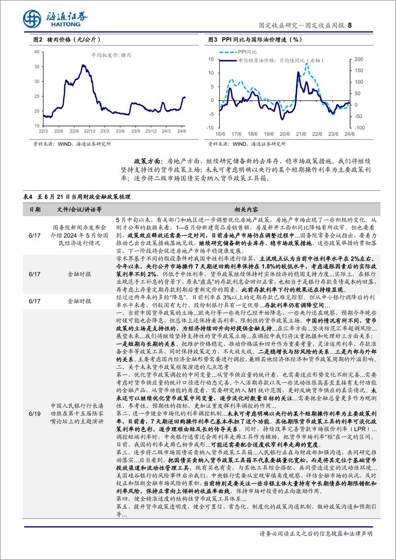 《固定收益：债市行情寻锚中演绎-240623-海通证券-25页》 - 第8页预览图