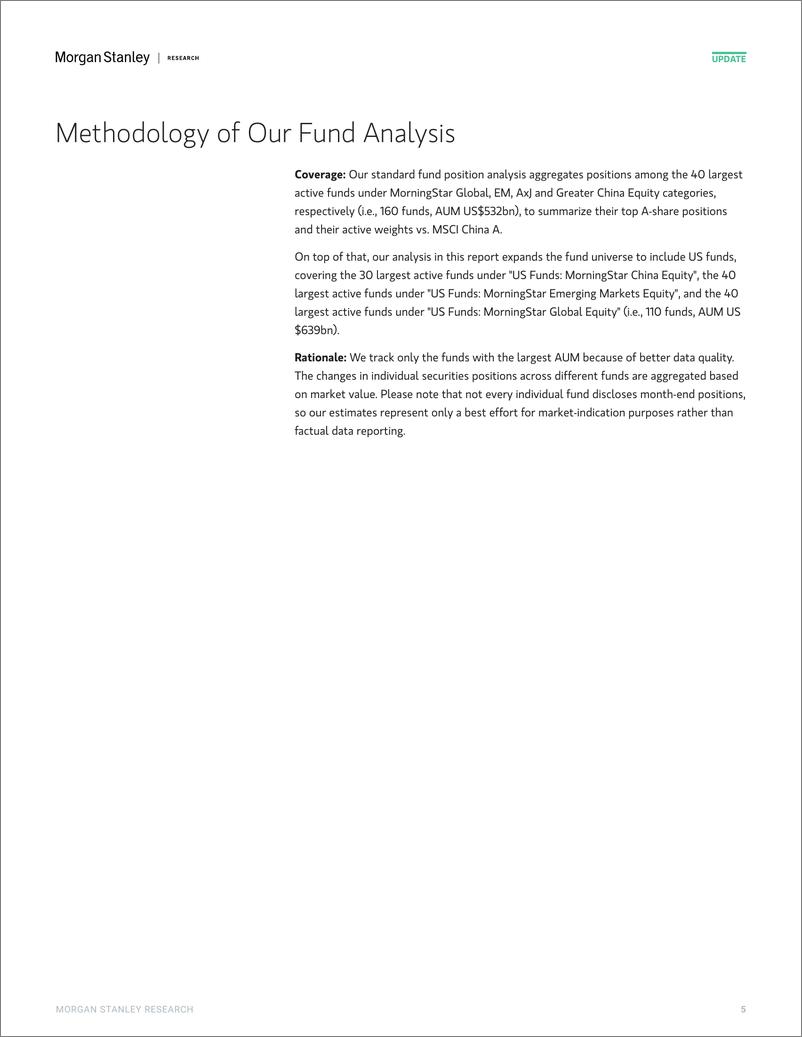 《Morgan Stanley-China Quantitative Strategy Flows  Positioning on A-shares...-106995289》 - 第5页预览图