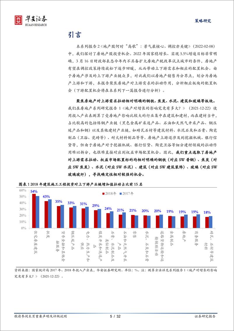 《房地产行业新模式探索、展望与投资系列报告（4）：当地产对上游需求强劲时，哪些板块表现较好？-20220316-华安证券-32页》 - 第6页预览图