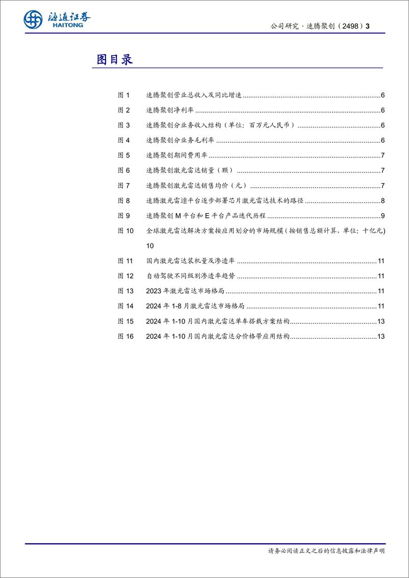 《速腾聚创(2498.HK)聚焦激光雷达：智驾科技平权千里眼，发力机器人赛道未来可期-241220-海通证券-18页》 - 第3页预览图