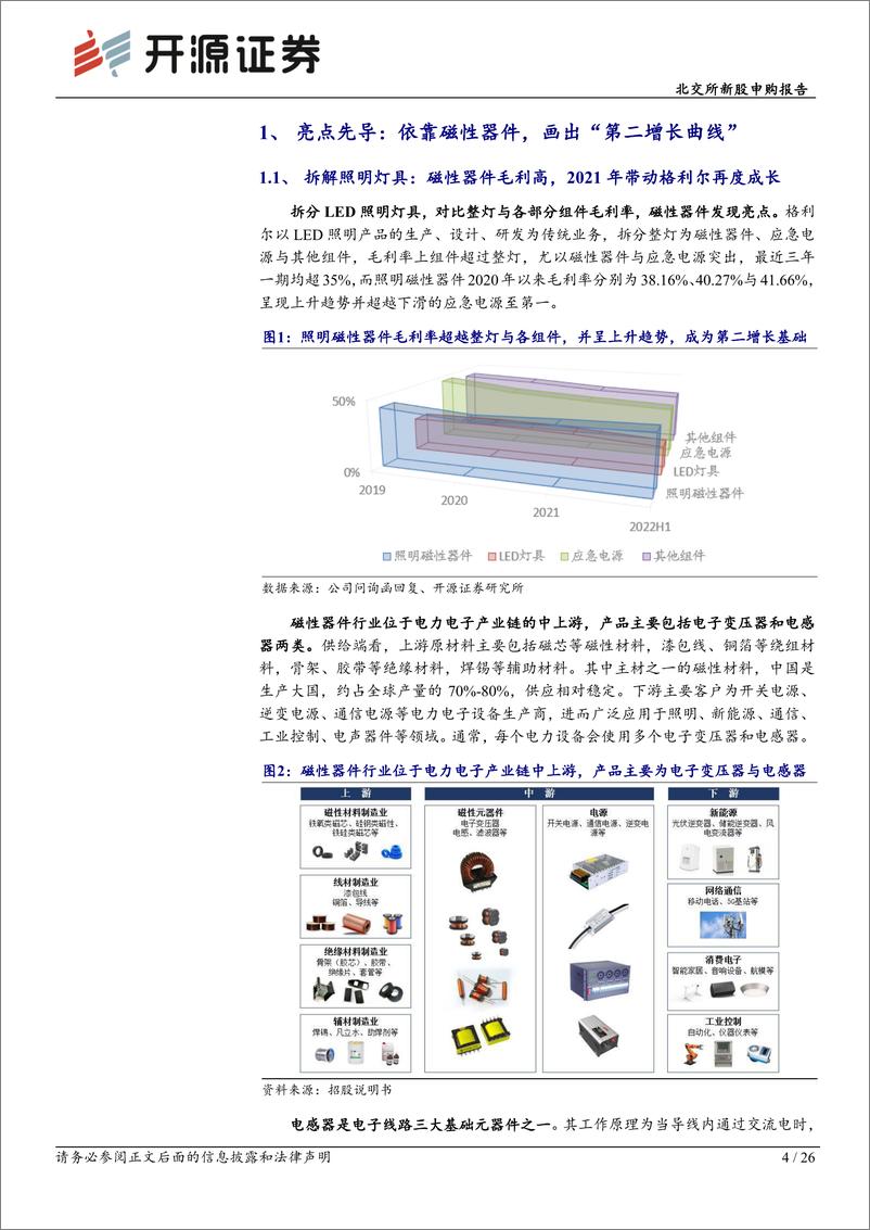 《北交所新股申购报告：格利尔，光伏逆变器磁性器件画出“第二增长曲线”，与LED照明业务双轮驱动-20221119-开源证券-26页》 - 第5页预览图