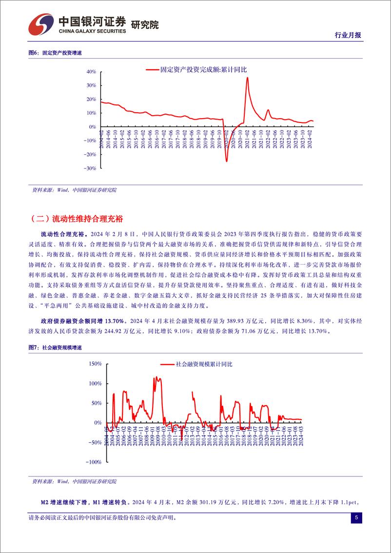 《建筑装饰行业月报：地产新政暖风频吹，稳增长修复价值-240530-银河证券-18页》 - 第5页预览图