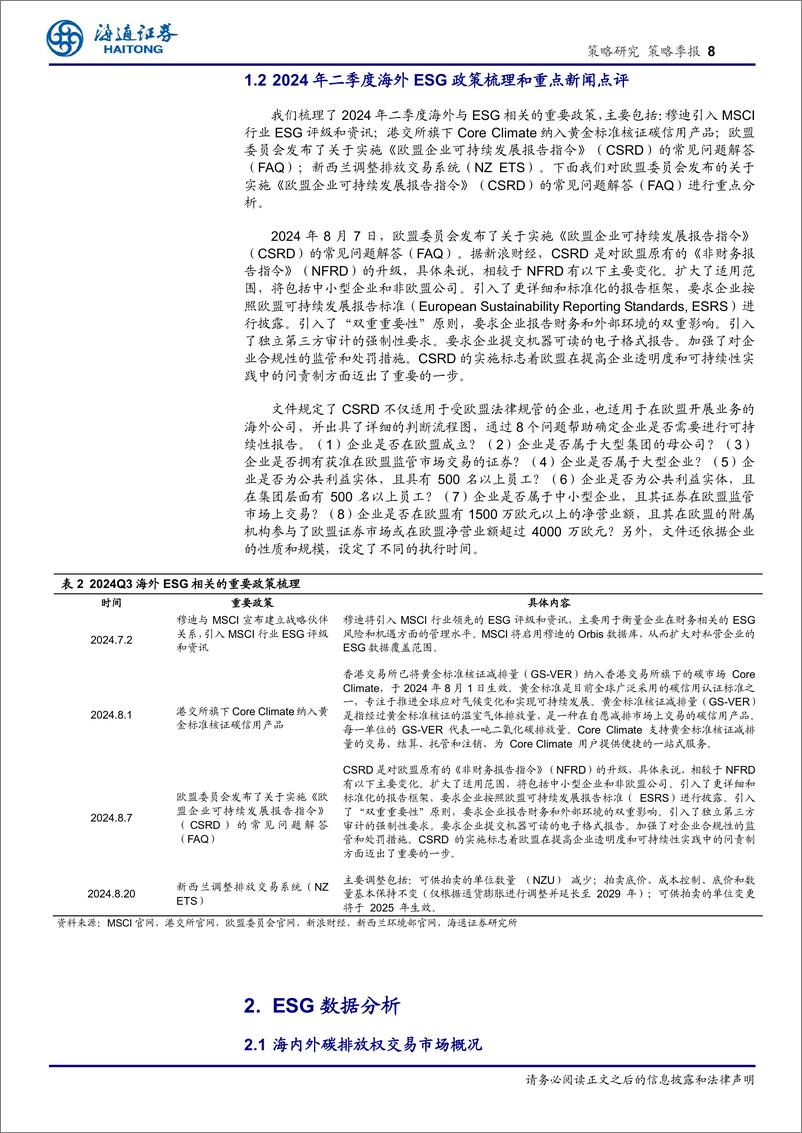 《策略季报：加快构建碳排放双控制度体系-241014-海通证券-21页》 - 第8页预览图