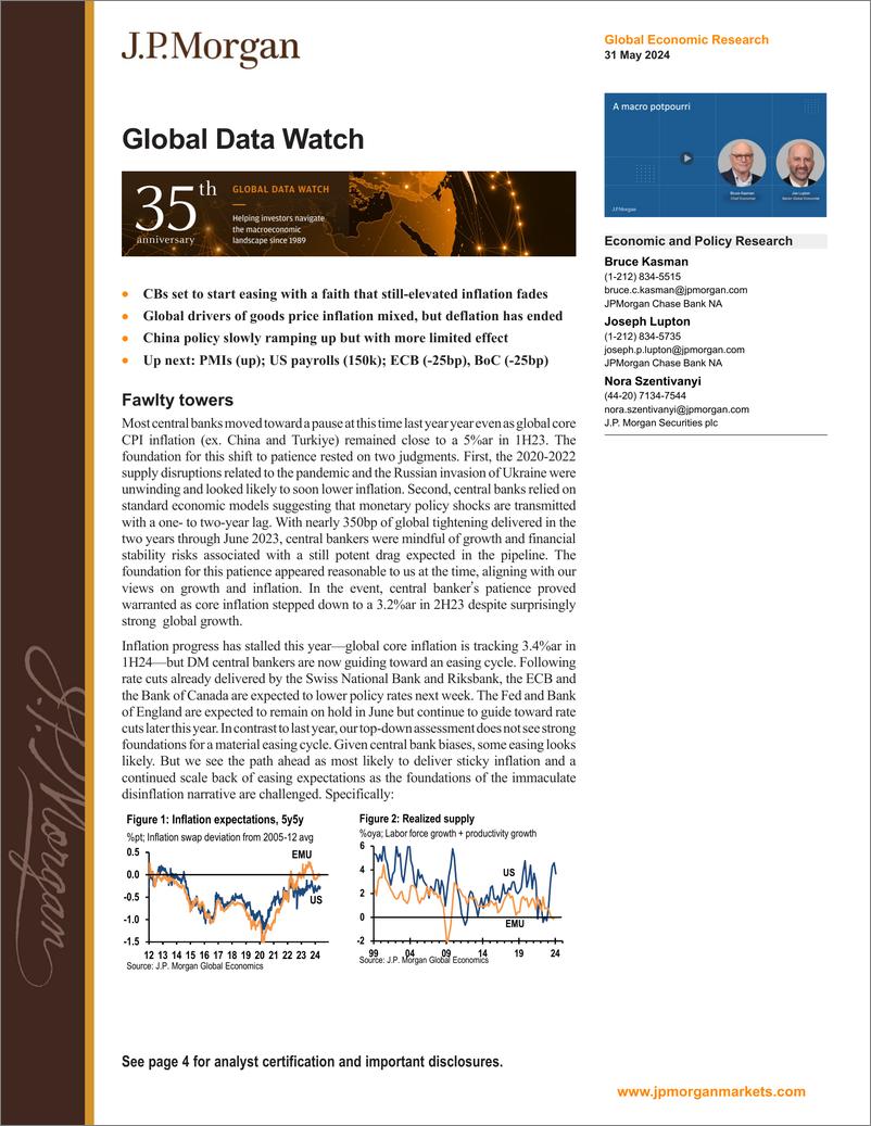 《JPMorgan Econ  FI-Global Data Watch Fawlty towers-108470842》 - 第1页预览图