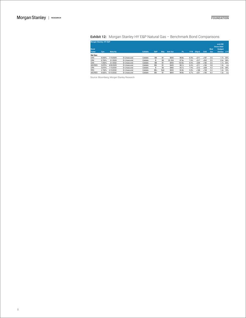 《Morgan Stanley Fixed-Energy Credit Research Initiate Credit Coverage on Crescent...-112653520》 - 第8页预览图