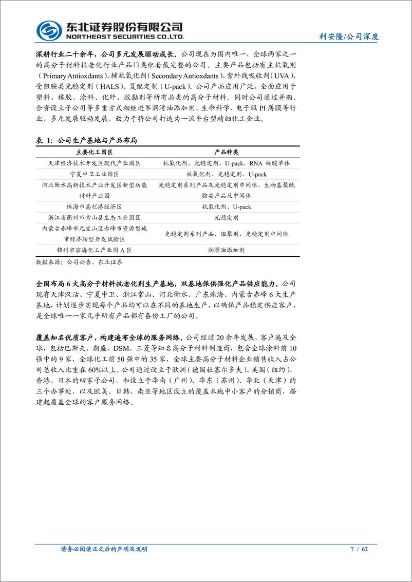 《东北证券-利安隆-300596-抗老化剂领军企业，多元发展打造精细化工平台》 - 第7页预览图