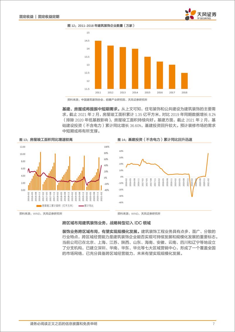 《中装建设：战略转型切入IDC的建筑装饰企业，申购建议，积极参与-20210416-天风证券-10页》 - 第8页预览图