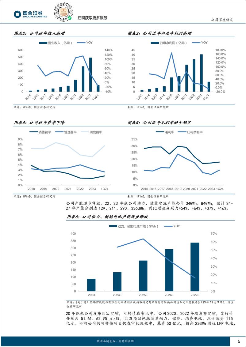 《亿纬锂能(300014)经营向上，储能、消费电池齐发力-240626-国金证券-29页》 - 第5页预览图