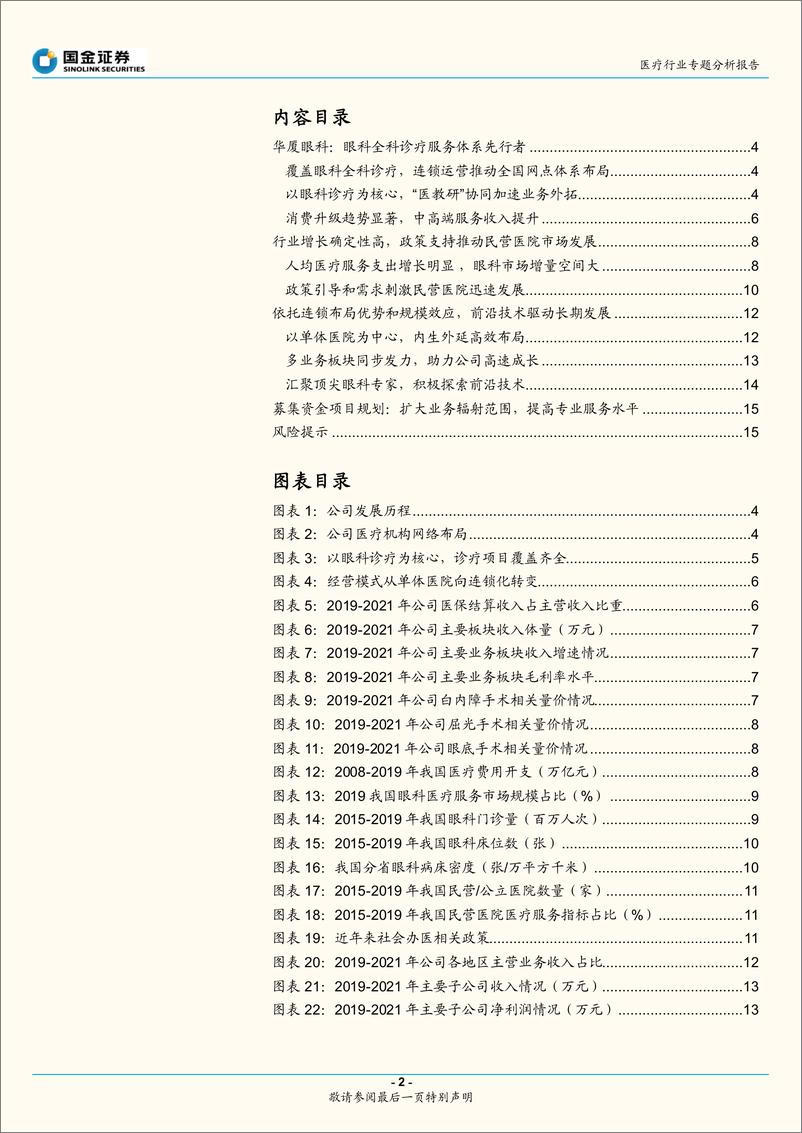 《医疗行业专题分析报告：华厦眼科招股说明书梳理-20220922-国金证券-17页》 - 第3页预览图