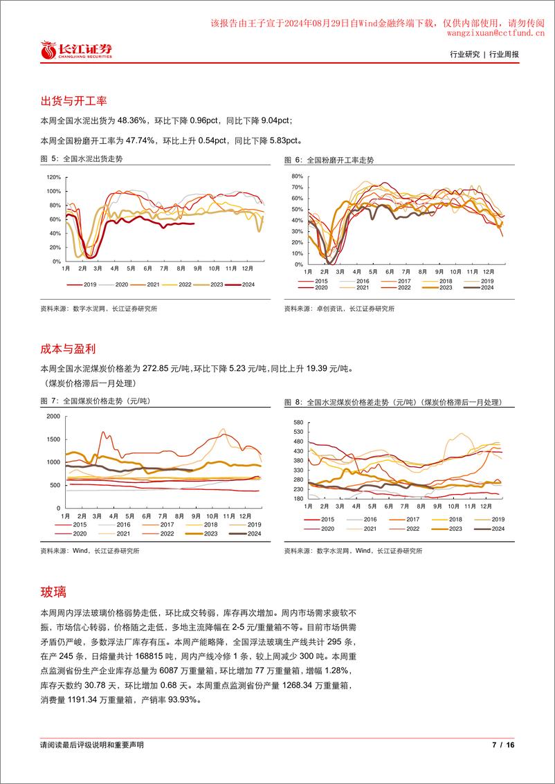 《建材行业周专题2024W33：关注房屋养老金制度试点启动-240827-长江证券-16页》 - 第7页预览图